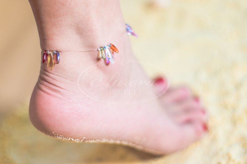 Wedity Cavigliera A Cuore Con Cristalli | Bracciale Caviglia Amore | Gioielli Estivi Per Donna E Ragazza | Regalo Significativo