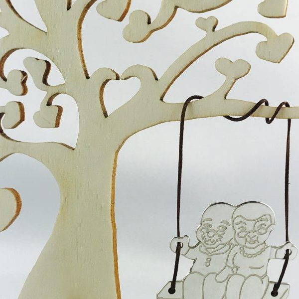 albero vita per i nonni legno e argento 2