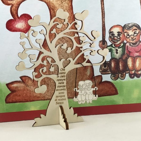 albero vita per i nonni legno e argento 3