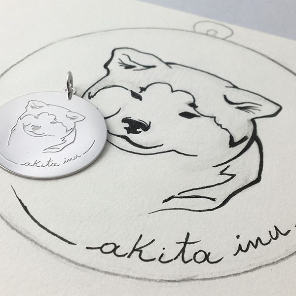 ciondolo-cane-bulldog-akita-inu