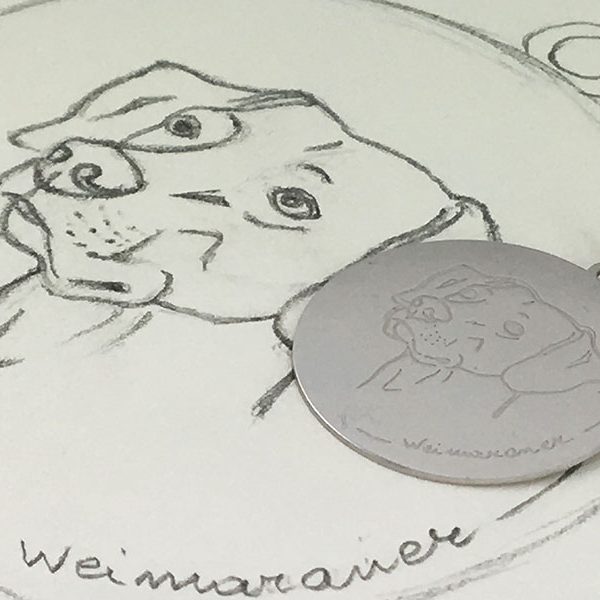 ciondolo-cane-weimaraner